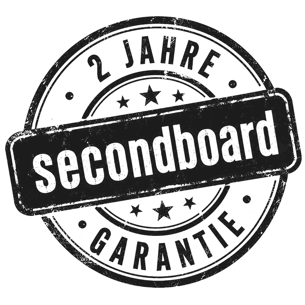 2 Jahre secondboard-Garantie